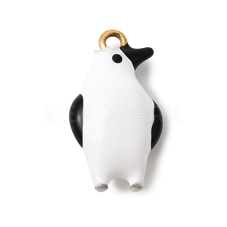 304 Stainless Steel Enamel Pendants STAS-G386-10G-1