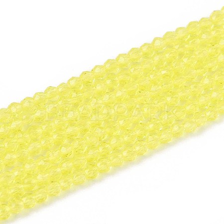 Transparent Glass Beads Strands GLAA-H021-03-23-1