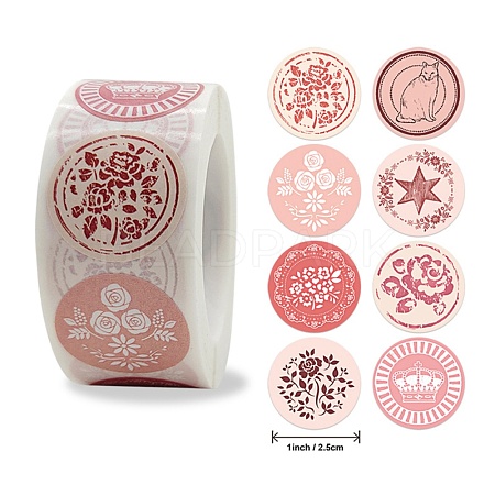 Self Adhesive Paper Stickers DIY-M023-07A-1