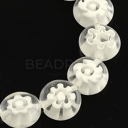 Handmade Millefiori Glass Bead Strands LK-R006-15L-1