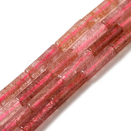 Natural Strawberry Quartz  Beads Strands X-G-D464-43-1