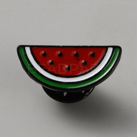 Watermelon Alloy Enamel Pin Backs for Backpack Clothes JEWB-WH0010-120-1