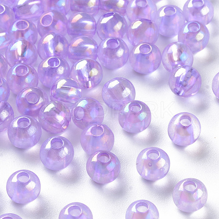 Transparent Acrylic Beads MACR-S370-B6mm-746-1