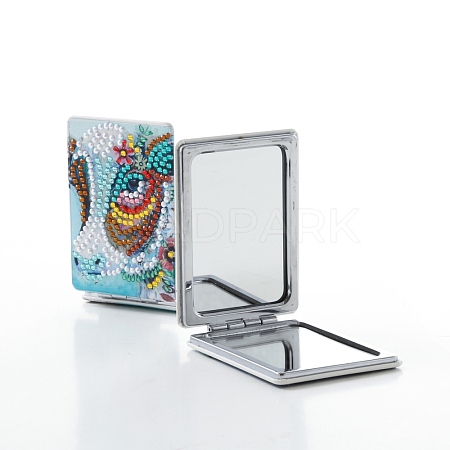 DIY Diamond Painting Stickers Kits For Plastic Mirror Making DIY-F059-38-1