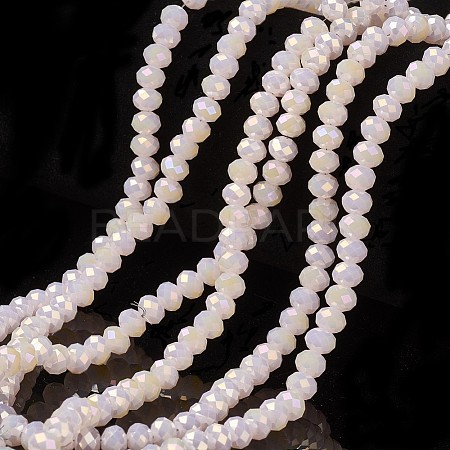 Electroplate Glass Beads Strands EGLA-A034-J2mm-T06-1