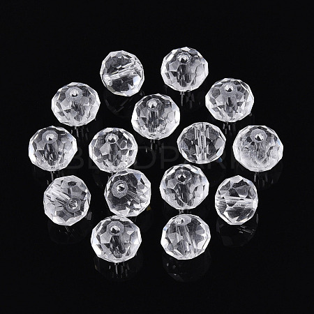 Baking Paint Transparent Glass Beads GLAA-N011-10mm-02-1