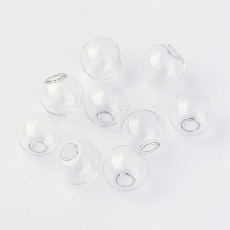 Round Mechanized Blown Glass Globe Ball Bottles BLOW-R001-8mm-1