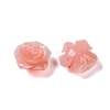 Synthetic Coral 3D Flower Rose Beads CORA-A005-14mm-24-2