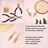 Brass Huggie Hoop Earring Findings KK-L179-04G-A-5