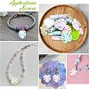 32Pcs 8 Colors Food Grade Eco-Friendly Silicone Focal Beads FIND-CA0006-70-6