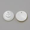 Freshwater Shell Pendants SHEL-Q010-006P-2