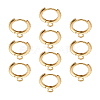 Eco-Friendly Brass Earring Hoops Findings KK-TA0007-40-18