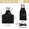 Canvas Cotton Apron AJEW-WH20060-29B-2