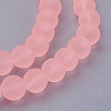 Baking Paint Transparent Glass Bead Strands GLAA-S031-10mm-28-3