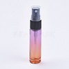 10ml Glass Gradient Color Refillable Spray Bottles MRMJ-WH0011-C03-10ml-1