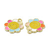 Alloy Enamel Pendants ENAM-B050-04G-02-2