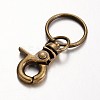Alloy Keychain Clasp Findings X-KEYC-M018-02AB-NF-2