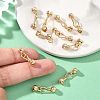 SHEGRACE Brass Bead Tips XGRQ58184-789G-4