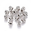 Tibetan Style Alloy Tube Bails TIBE-30047-AS-NR-1