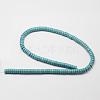 Synthetic Howlite Beads Strand G-P228-01-6mm-2