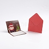 Christmas Pop Up Greeting Cards and Envelope Set DIY-G028-D02-1