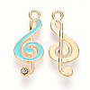 Alloy Enamel Pendants ENAM-S121-021-1