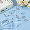 DIY Blank Adjustable 304 Stainless Steel Finger Rings Making Kits DIY-AN0001-22-7