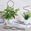4Pcs 4 Styles Iron Flower Plant Supports FIND-CN0001-62C-3
