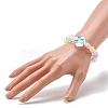 Bead in Bead Transparent Acrylic Beads Stretch Bracelet for Kid BJEW-JB06585-3