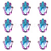 K9 Glass Rhinestone Pendants X-GLAA-TA001-008-1