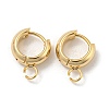 201 Stainless Steel Huggie Hoop Earring Findings STAS-P283-01U-G-1