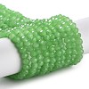 Baking Paint Imitation Jade Glass Bead Strands DGLA-A034-J4MM-A9-1