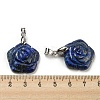 Natural Lapis Lazuli Carved Pendants G-I319-02P-A04-3