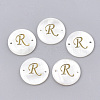 Freshwater Shell Links connectors SHEL-S274-22R-G-1