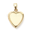 Brass Locket Pendants X-KK-P199-12G-2