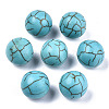 Synthetic Turquoise Beads G-R483-01-12mm-2