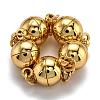 Rack Plating Brass Magnetic Clasps with Loops KK-F801-03B-G-1