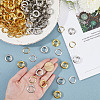 200Pcs 2 Colors Iron Grommet Eyelet Findings IFIN-GF0001-59D-3
