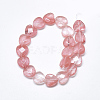 Cherry Quartz Glass Beads Strands X-G-S357-E01-14-2