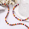 Synthetic Turquoise Beads Strands TURQ-G108-4x4mm-12-4