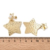 304 Stainless Steel Rhinestone Stud Earrings SA-CBAF6AD-24G-5