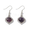 Natural Amethyst Vase Dangle Earrings EJEW-A092-01P-17-2