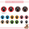   80 Sets 8 Colors Craft Plastic Doll Eyes DOLL-PH0001-46-2