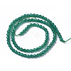 Natural Dyed & Heated Green Onyx Agate Beads Strands G-F596-12B-4mm-2