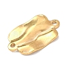 304 Stainless Steel Textured Links Connector Charms STAS-K302-02F-G-2