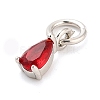 Brass Micro Pave Cubic Zirconia Charms KK-H527-13P-01-2