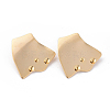 Brass Stud Earring Findings X-KK-S350-340-2