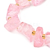 Raw Rough Natural Quartz Crystal Beads Strands G-Z131-J01-07-4