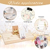 5-Slot Wood Slant Back Earring Display Stands EDIS-WH0021-36C-6