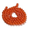 Spray Painted Crackle Glass Beads Strands CCG-Q001-10mm-09-4